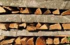 We make firewood sheds and woodpiles with our own hands